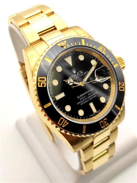 black and gold rolex for sale|gold rolex price list.